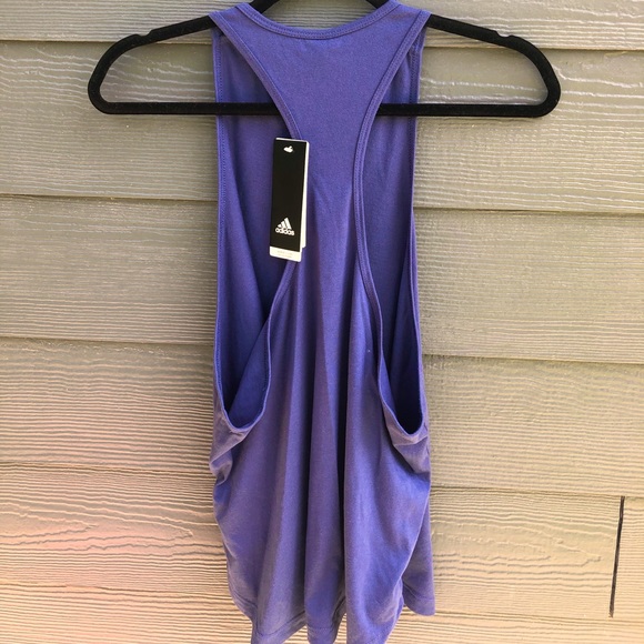 Blue Adidas tank top - Picture 2 of 3